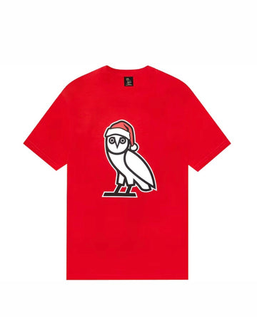 OVO Holiday Owi T-shirt Red Men's - FW21 - US