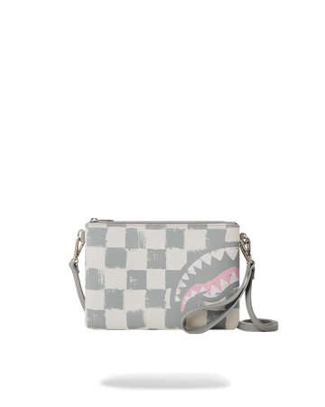 VANQUISH CREAM CROSSOVER CLUTCH