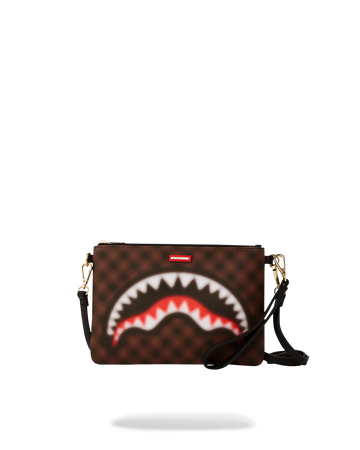 SHARKS IN PARIS BLUR EFFECT CROSSOVER CLUTCH