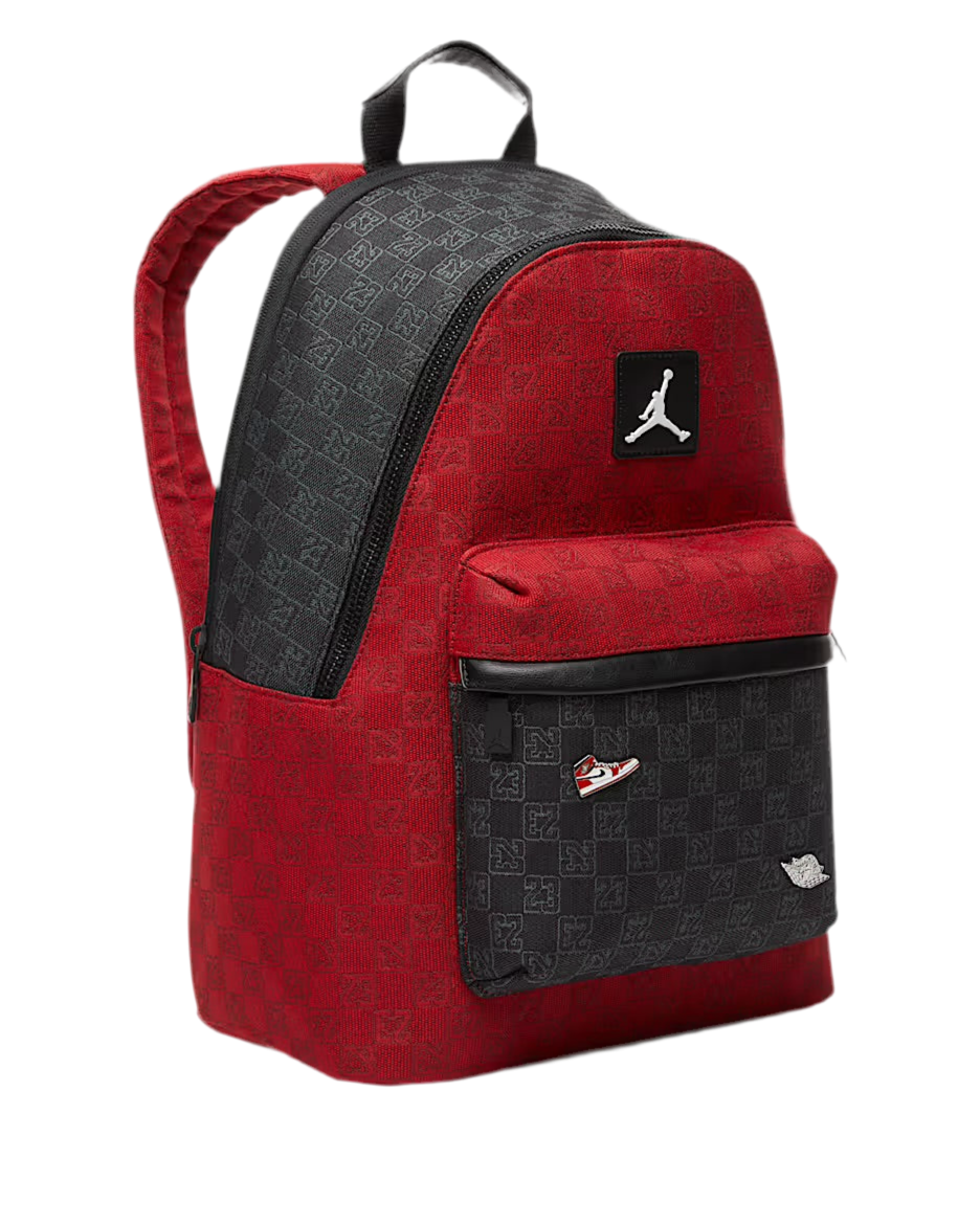 Jordan Monogram Backpack  Varsity Red