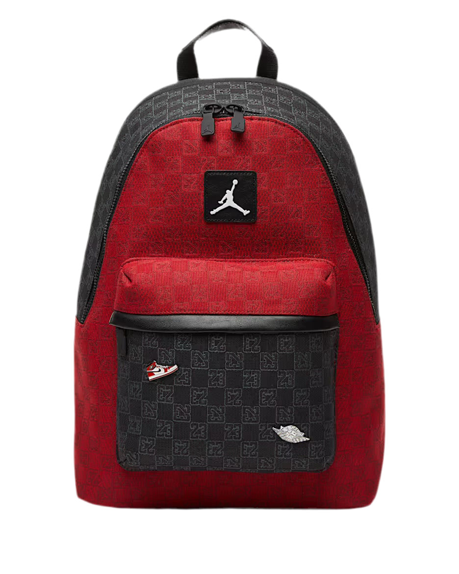 Jordan Monogram Backpack  Varsity Red
