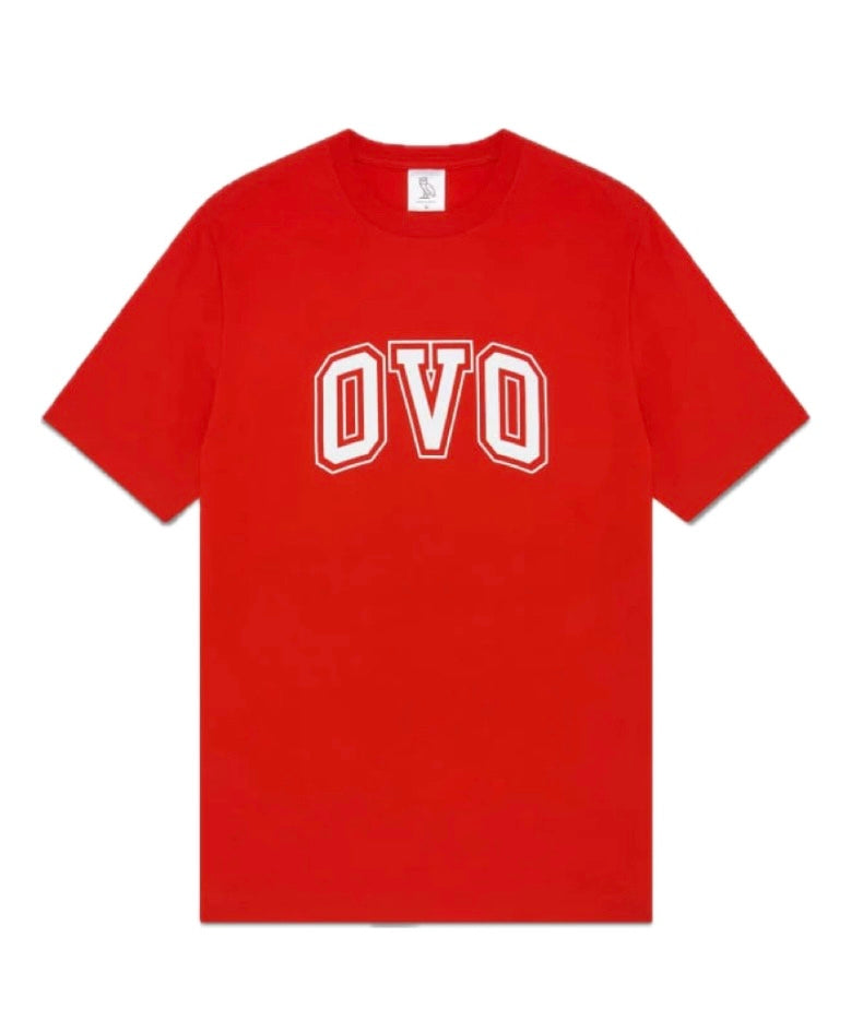 Arch OVO Logo T shirt Red