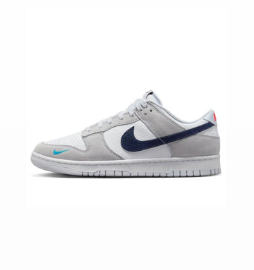 Nike Dunk Low 'White Grey Navy Aqua Mini Swoosh'