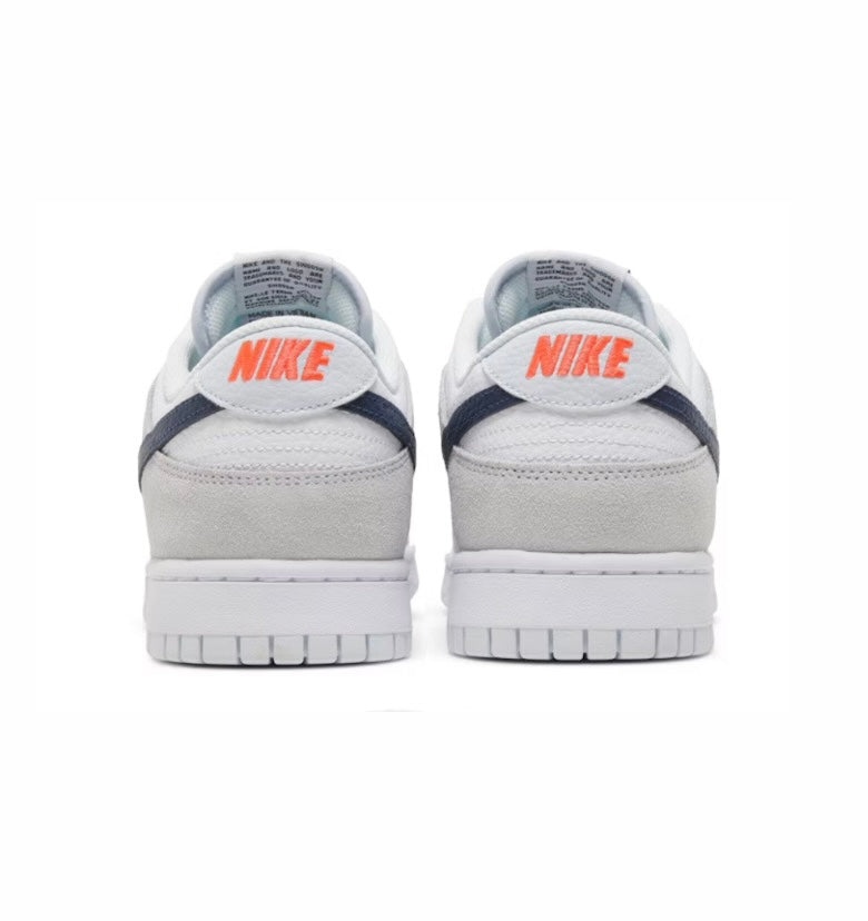 Nike Dunk Low 'White Grey Navy Aqua Mini Swoosh'