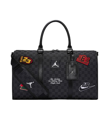 Jordan Monogram Duffel Bag black logo (25L)