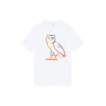 OVO Watercolour Owl T-shirt White