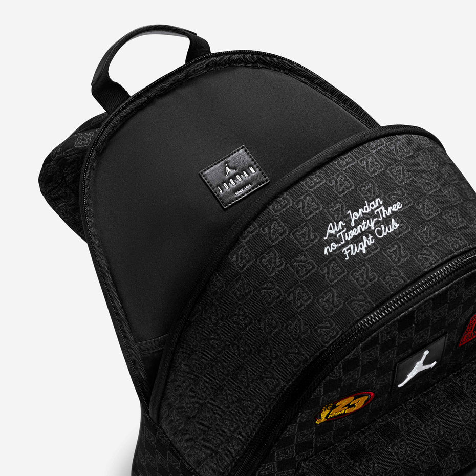 Jordan Monogram Backpack (20L) Black Logo
