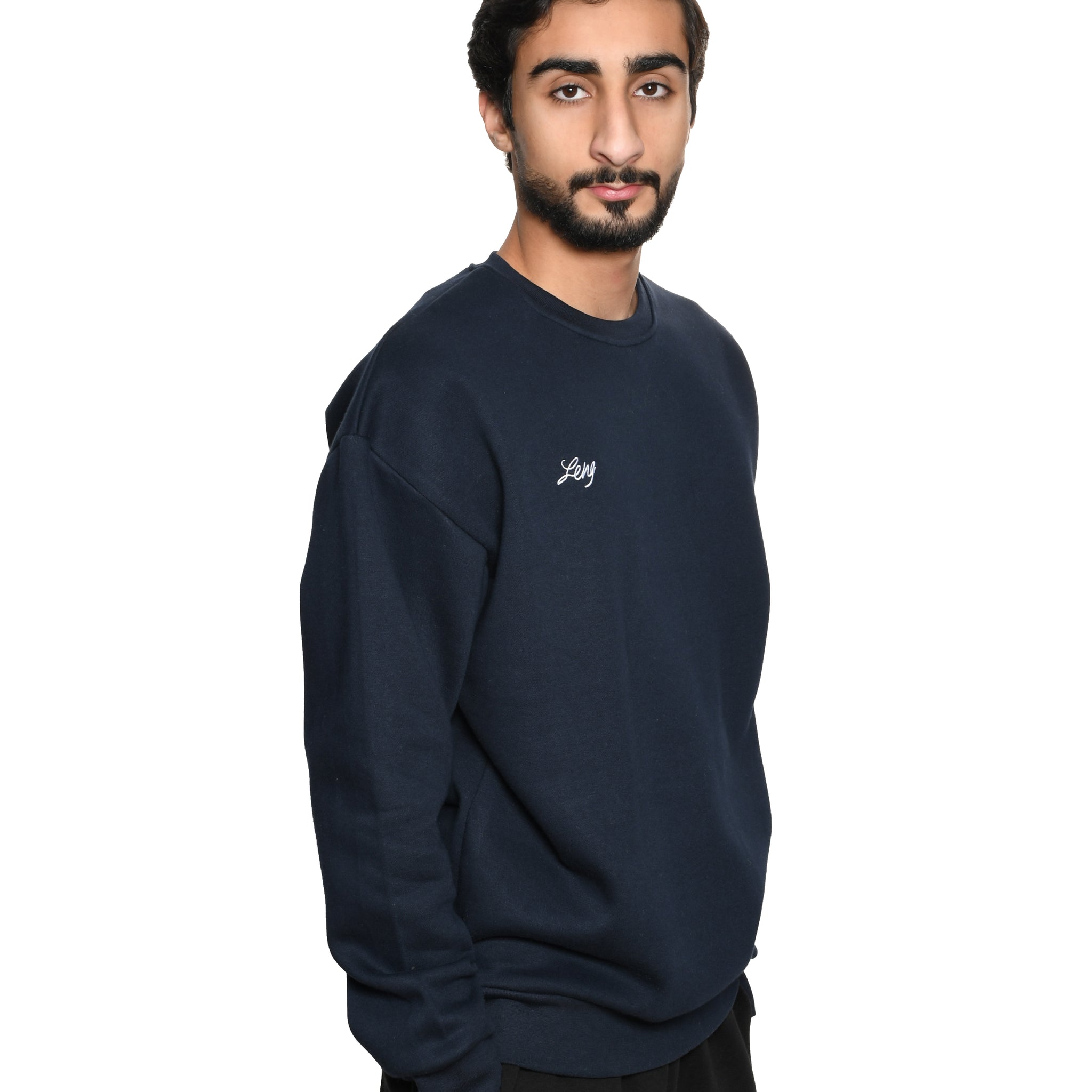 LENG CLUB SWEATER “NAVY BLUE”